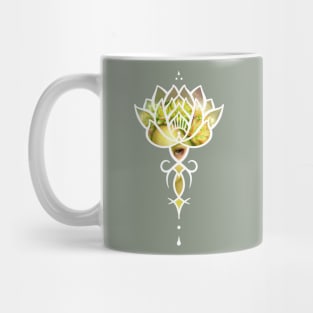 Succulent Queen Symbol (White) Mug